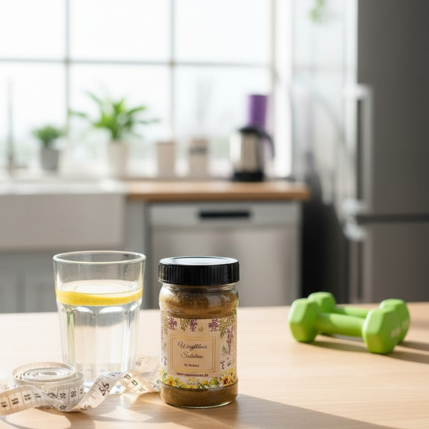 Weight Loss Solution by Dr. Rubina || Herbal Slimming, Digestion & Energy Support Formula (150g)