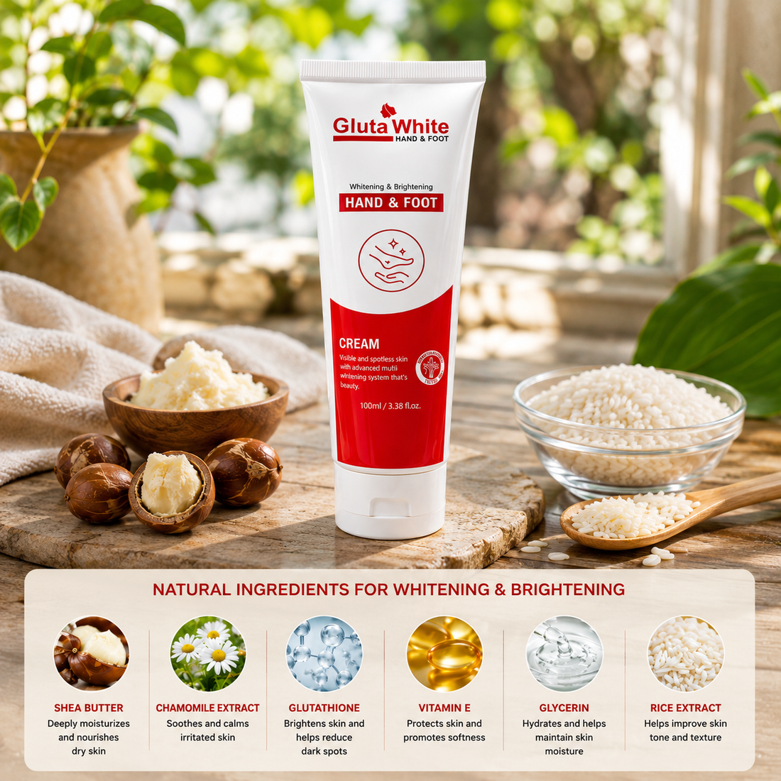 Gluta White Hand & Foot Cream